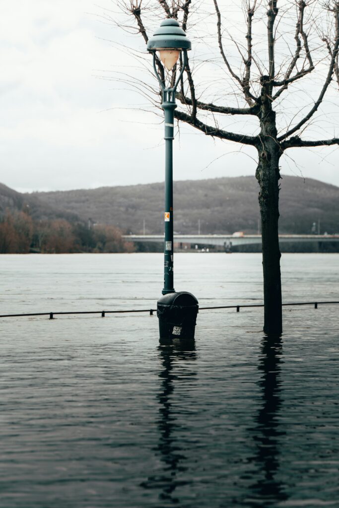 UK flooding aftermath from Storm Bert